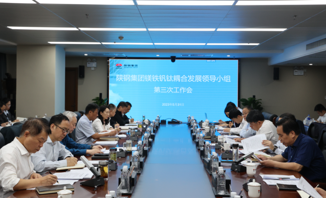 抓風(fēng)口 選賽道 定戰(zhàn)略 謀未來——陜鋼集團召開鎂鐵釩鈦耦合發(fā)展領(lǐng)導(dǎo)小組第三次工作會