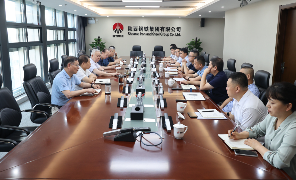 中國金屬學(xué)會(huì)理事長張曉剛來陜鋼集團(tuán)指導(dǎo)工作