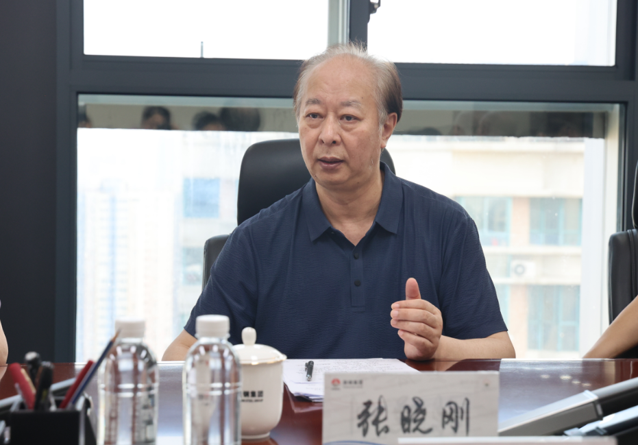 中國金屬學(xué)會(huì)理事長張曉剛來陜鋼集團(tuán)指導(dǎo)工作