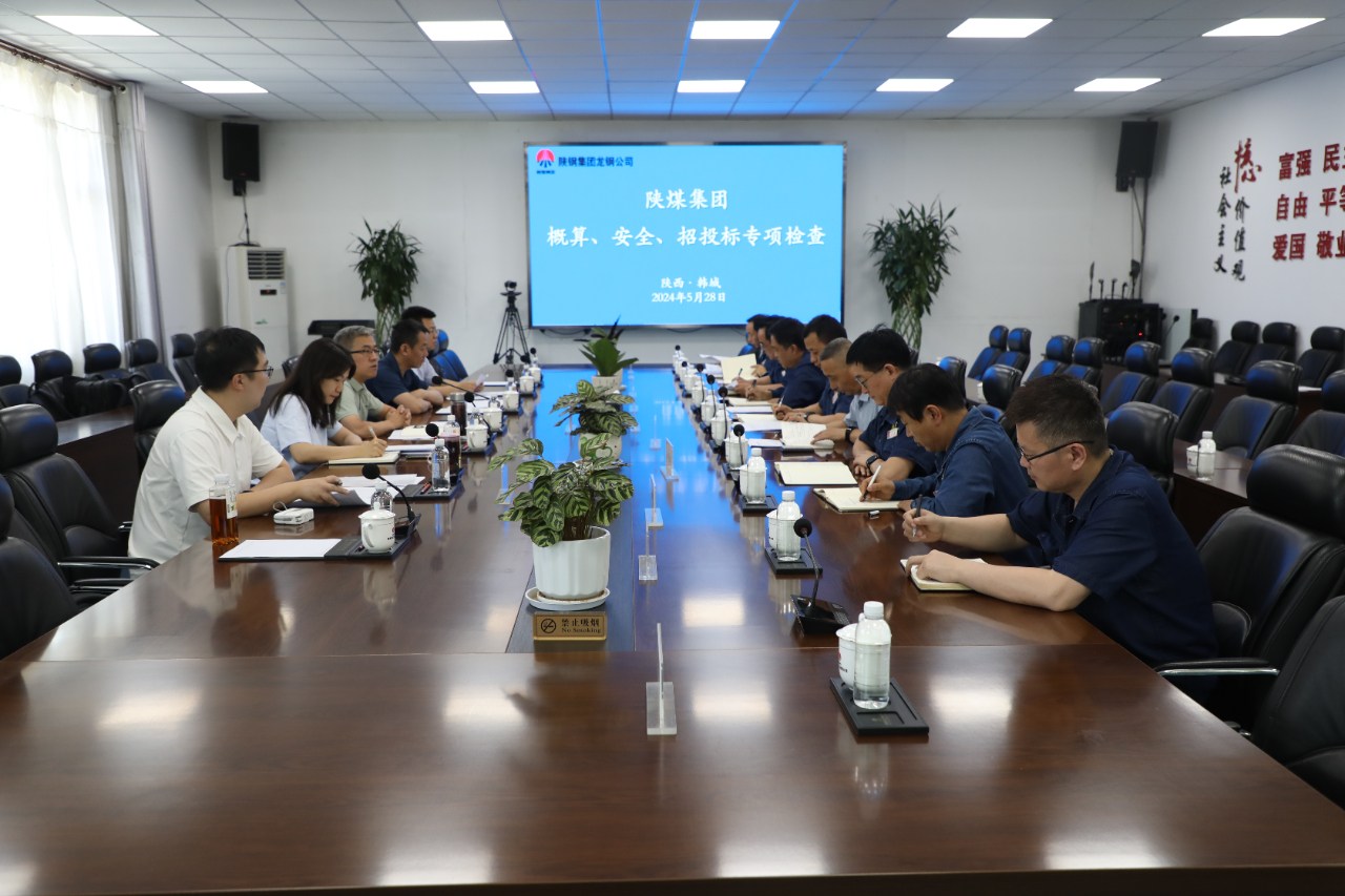 李云鵬一行來龍鋼公司開展概算、安全、招投標(biāo)專項(xiàng)檢查